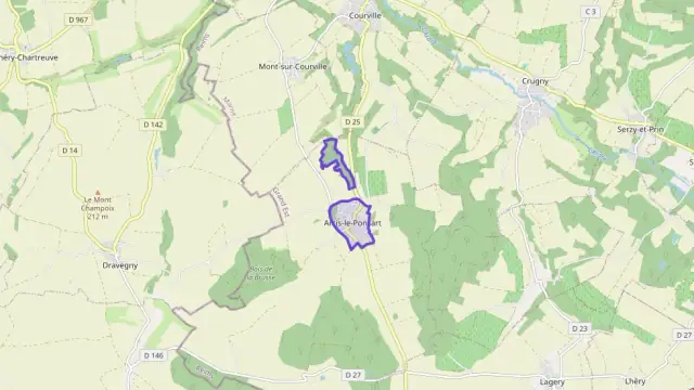 Appartement 50 m² trois pièces à vendre à Arcis-le-Ponsart