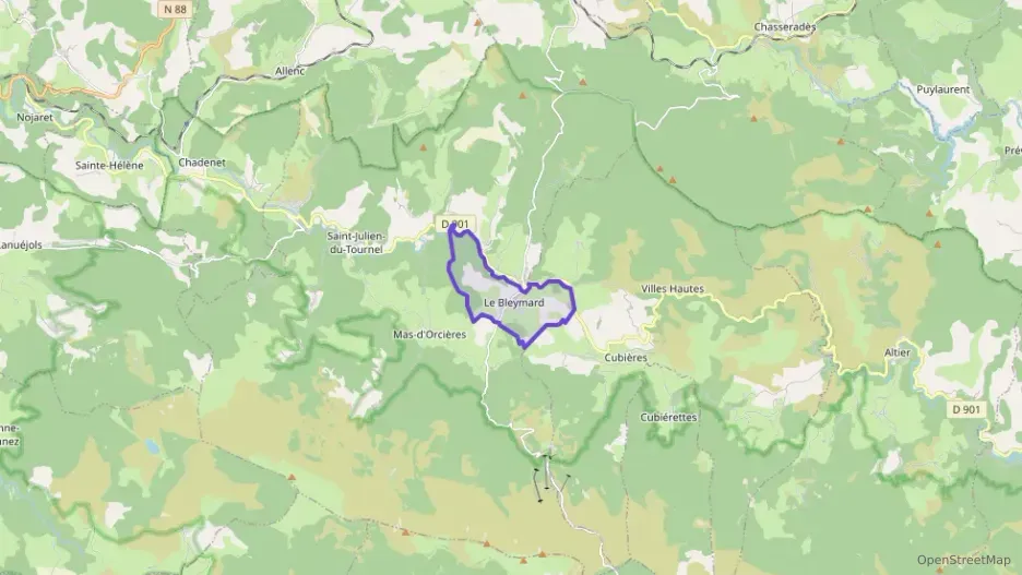 Appartement 61 m² trois pièces à vendre à Mont Lozère et Goulet