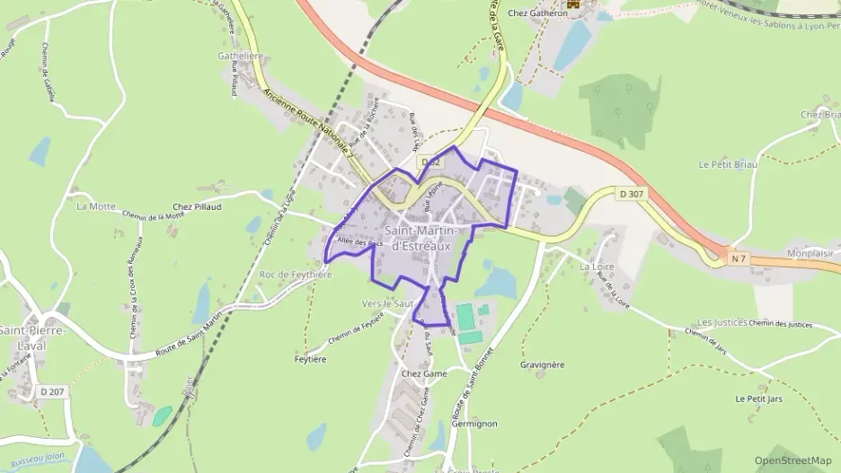 Appartement 60 m² deux pieces à vendre à Saint-Martin-d`Estréaux