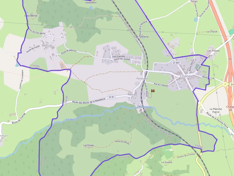 Appartement 60 m² trois pièces à vendre à Changy