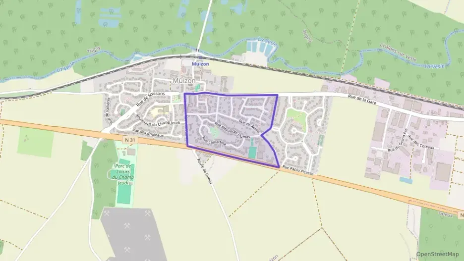 Appartement 65 m² trois pièces à vendre à Muizon Appartement 65 m² trois pièces à vendre à Muizon