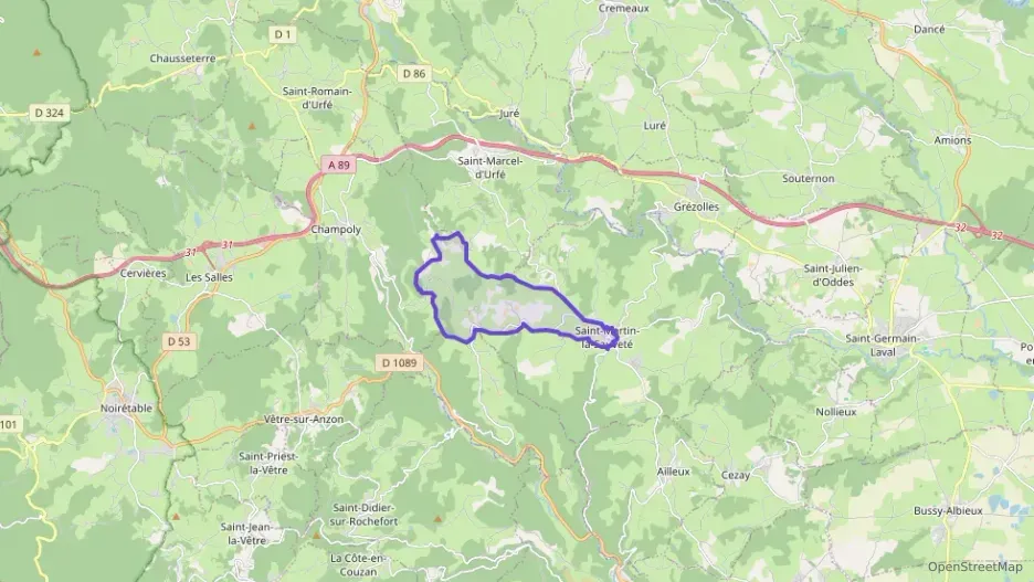 Appartement 72 m² trois pièces à vendre à Saint-Martin-la-Sauveté Appartement 72 m² trois pièces à vendre à Saint-Martin-la-Sauveté