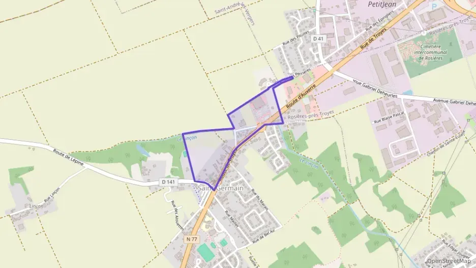 Appartement 60 m² trois pièces à vendre à Saint-Germain