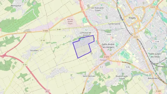 Appartement 80 m² quatre pièces à vendre à La Rivière-de-Corps