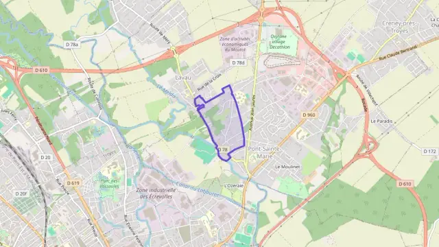 Appartement 70 m² trois pièces à vendre à Pont-Sainte-Marie