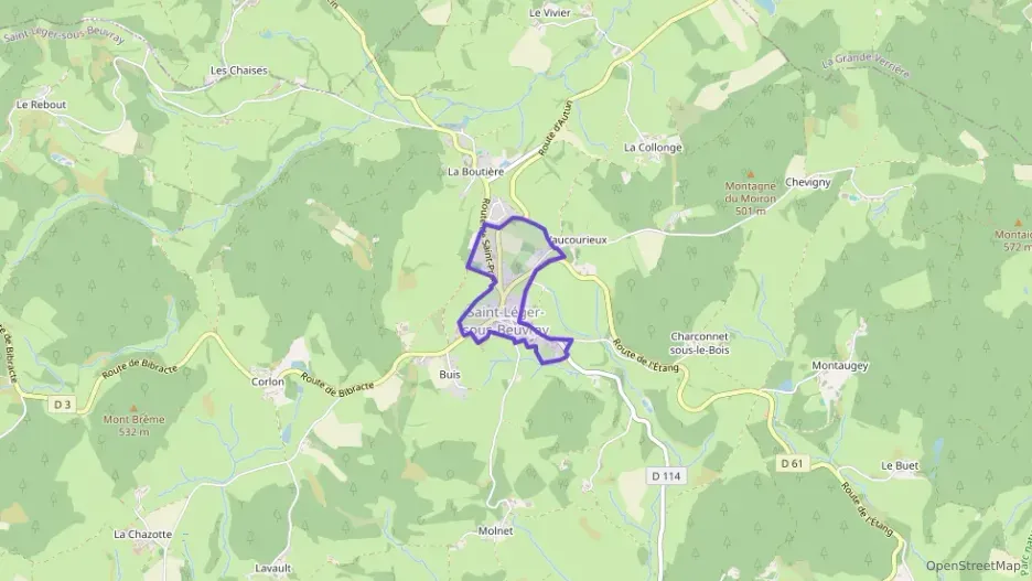 Appartement 59 m² quatre pièces à vendre à Saint-Léger-sous-Beuvray