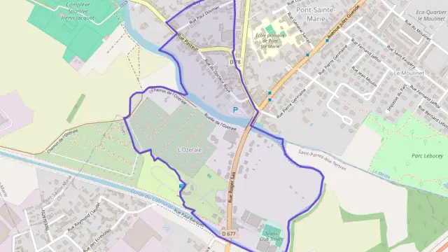 Appartement 62 m² trois pièces à vendre à Pont-Sainte-Marie