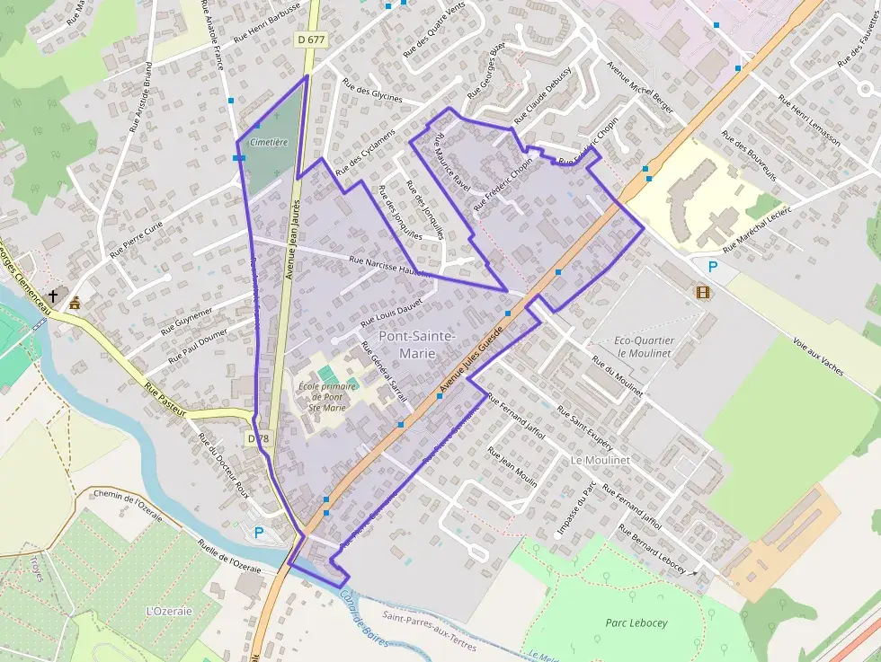 Appartement 59 m² trois pièces à vendre à Pont-Sainte-Marie