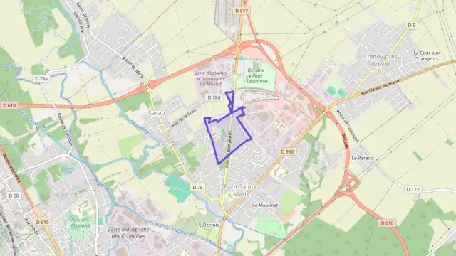 Appartement 86 m² quatre pièces à vendre à Pont-Sainte-Marie