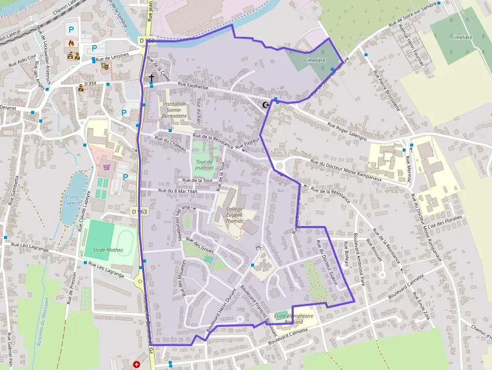 Appartement 53 m² quatre pièces à vendre à Jeumont