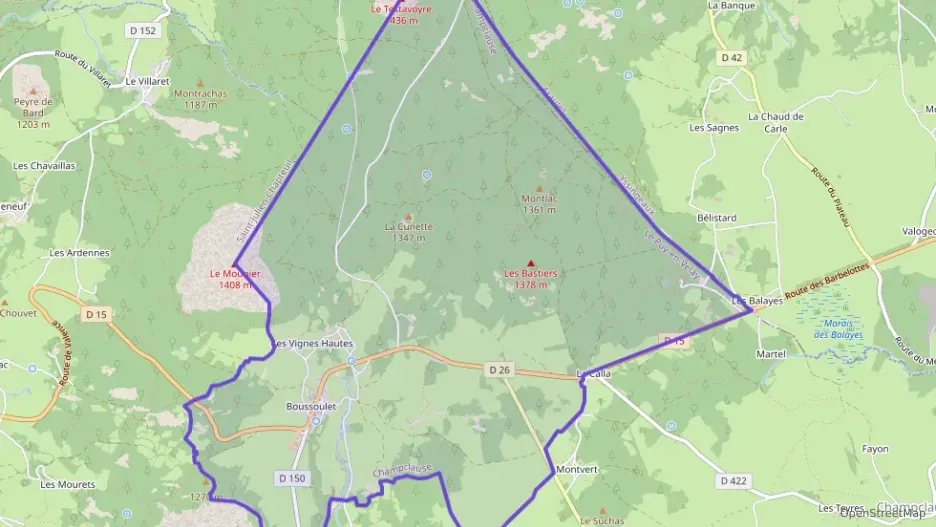 Appartement 50 m² une piece à vendre à Champclause