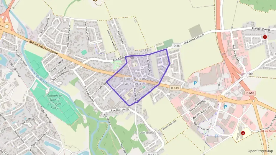 Appartement 55 m² deux pieces à vendre à Saint-Parres-aux-Tertres