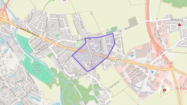 Appartement 55 m² deux pieces à vendre à Saint-Parres-aux-Tertres