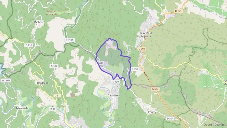 Appartement 50 m² deux pieces à vendre à Gagnières Appartement 50 m² deux pieces à vendre à Gagnières