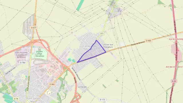 Appartement 28 m² deux pieces à vendre à Creney-près-Troyes