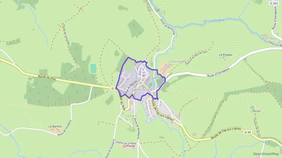 Appartement 47 m² trois pièces à vendre à Saint-Front Appartement 47 m² trois pièces à vendre à Saint-Front