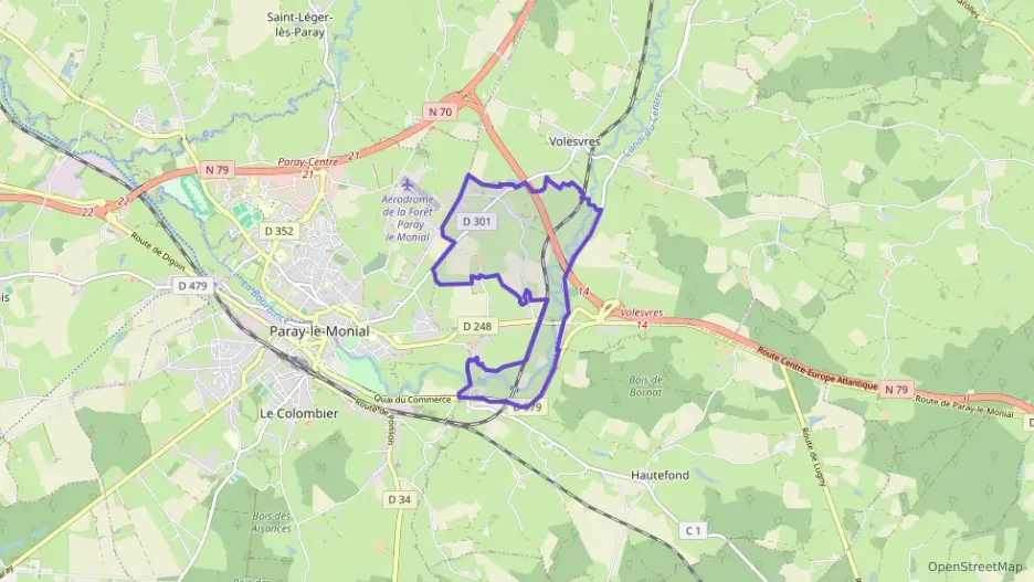 Appartement 25 m² une piece à vendre à Volesvres Appartement 25 m² une piece à vendre à Volesvres