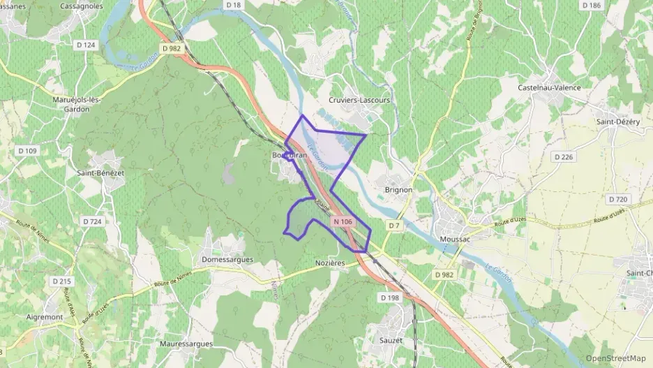 Appartement 55 m² trois pièces à vendre à Boucoiran-et-Nozières