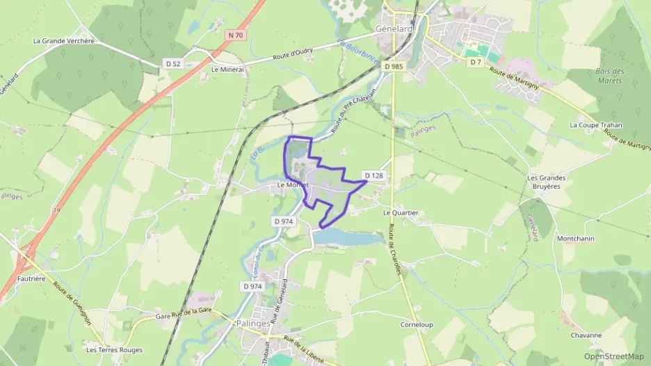 Appartement 65 m² deux pieces à vendre à Palinges