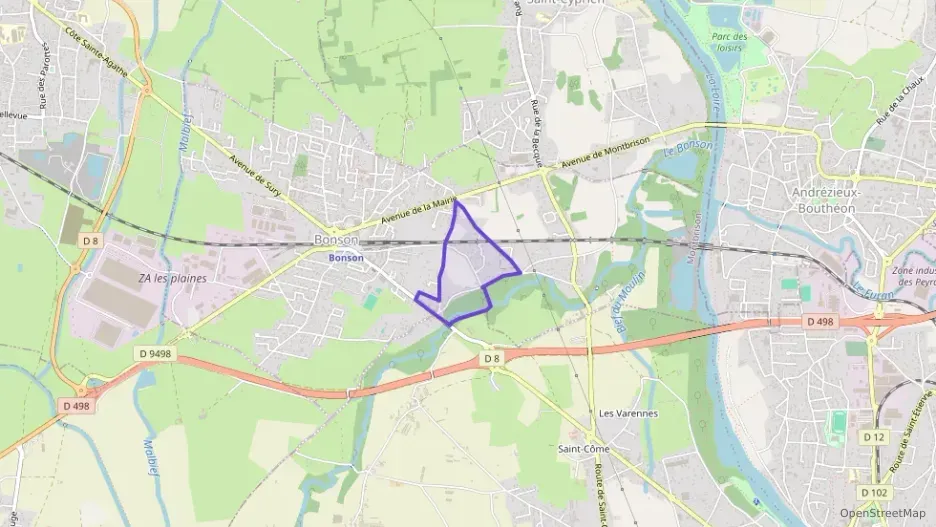 Appartement 100 m² quatre pièces à vendre à Bonson Appartement 100 m² quatre pièces à vendre à Bonson