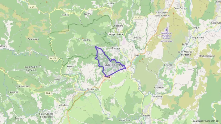 Appartement 62 m² trois pièces à vendre à Laurac-en-Vivarais