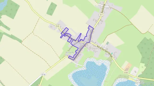 Appartement 45 m² une piece à vendre à Géraudot