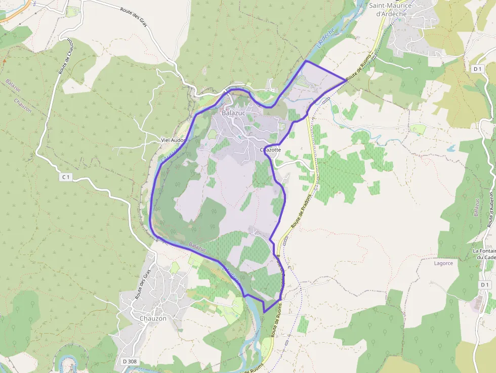 Appartement 51 m² trois pièces à vendre à Balazuc