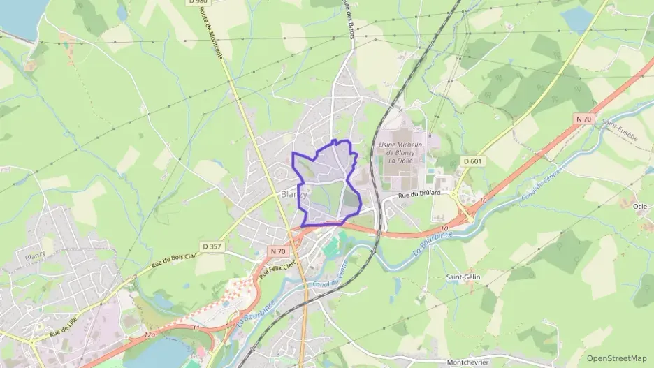 Appartement 94 m² quatre pièces à vendre à Blanzy