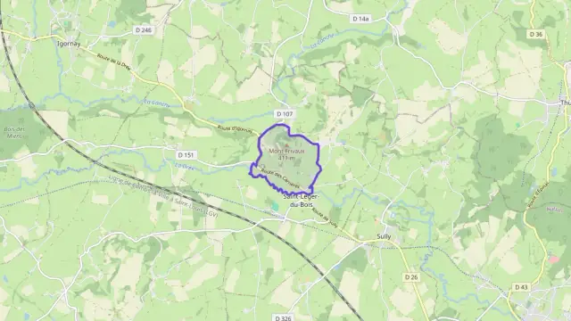 Appartement 55 m² deux pieces à vendre à Saint-Léger-du-Bois