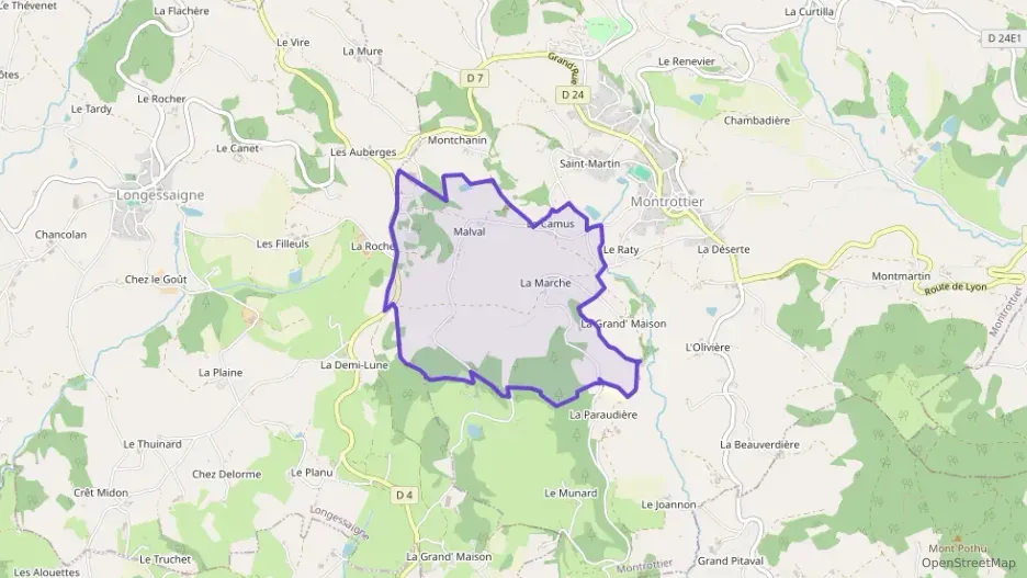 Appartement 34 m² une piece à vendre à Montrottier