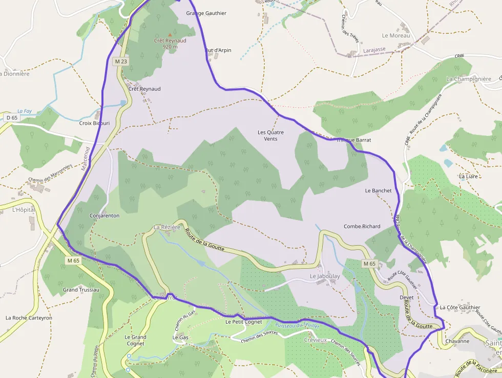 Appartement 41 m² une piece à vendre à Saint-Romain-en-Jarez