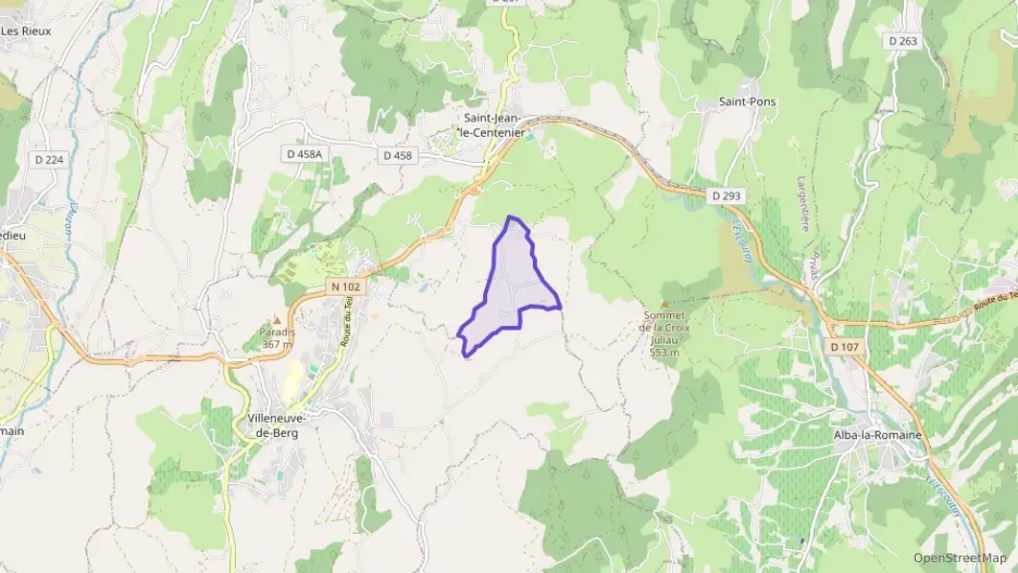 Appartement 69 m² trois pièces à vendre à Saint-Jean-le-Centenier Appartement 69 m² trois pièces à vendre à Saint-Jean-le-Centenier