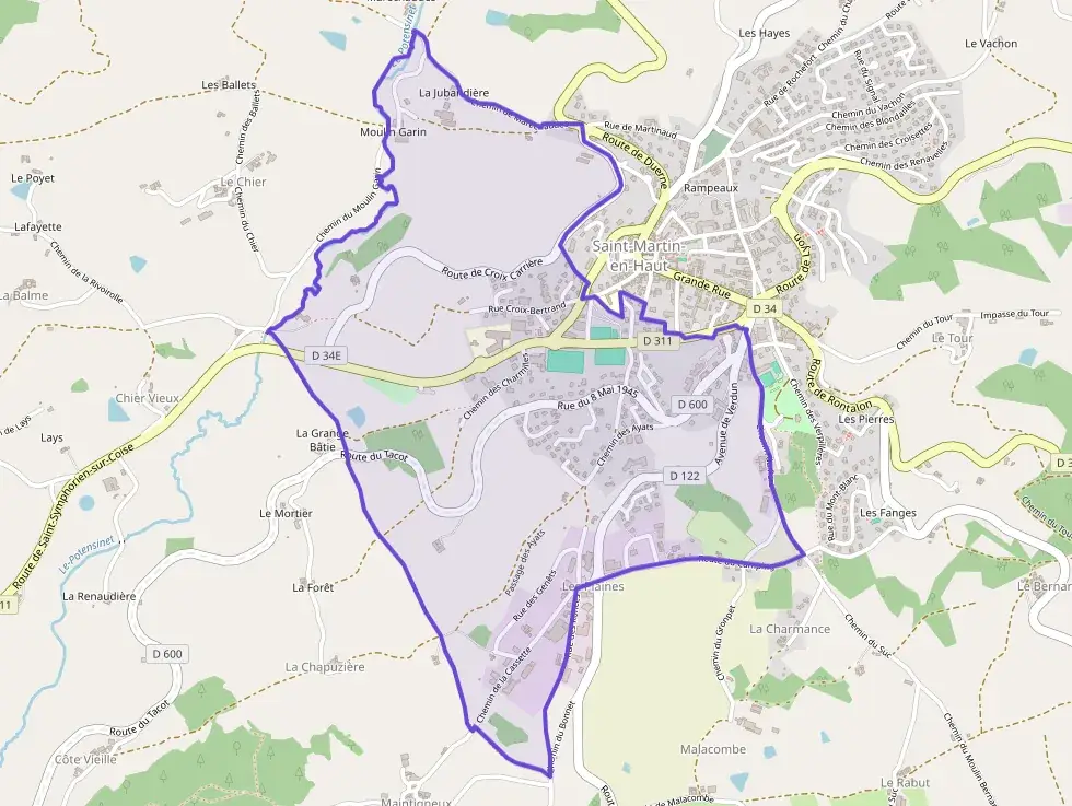 Appartement 80 m² quatre pièces à vendre à Saint-Martin-en-Haut