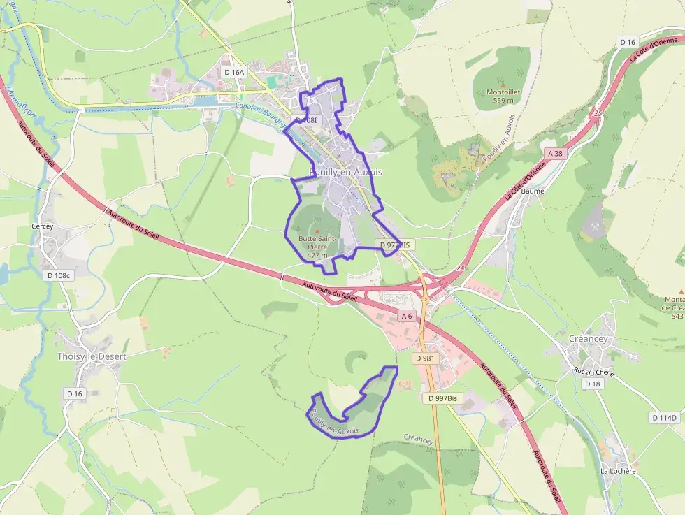 Appartement 55 m² deux pieces à vendre à Pouilly-en-Auxois