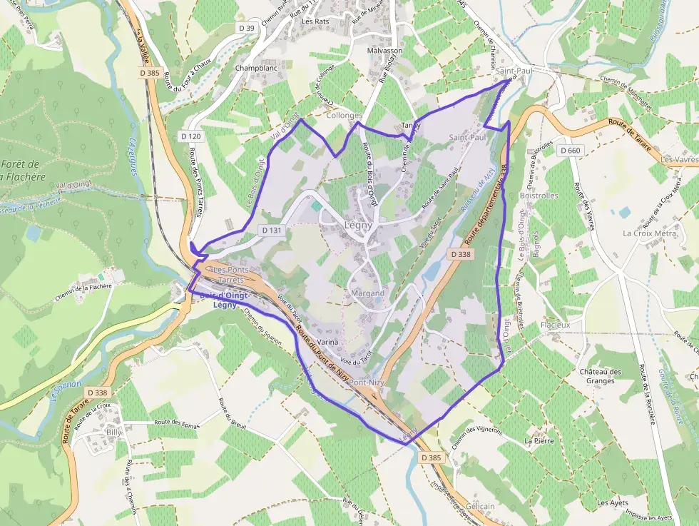 Appartement 114 m² quatre pièces à vendre à Légny