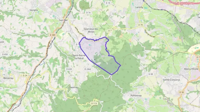 Appartement 44 m² deux pieces à vendre à Sourcieux-les-Mines