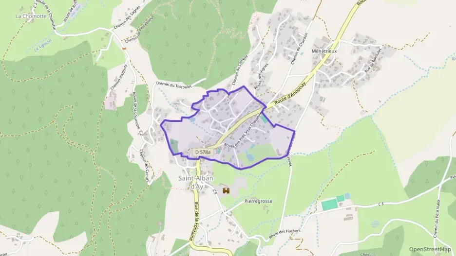 Appartement 59 m² trois pièces à vendre à Saint-Alban-d`Ay