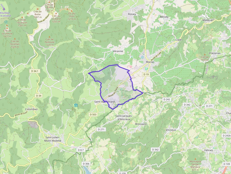 Appartement 60 m² trois pièces à vendre à Saint-Appolinard