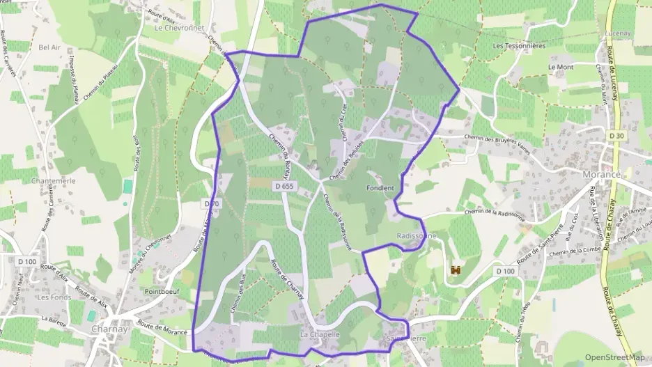 Appartement 55 m² trois pièces à vendre à Morancé