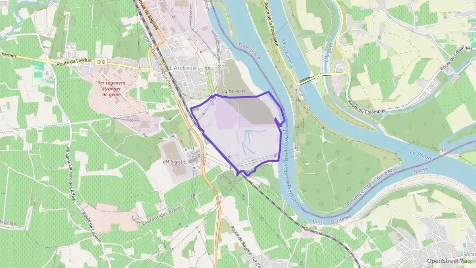 Appartement 45 m² deux pieces à vendre à Laudun-l`Ardoise