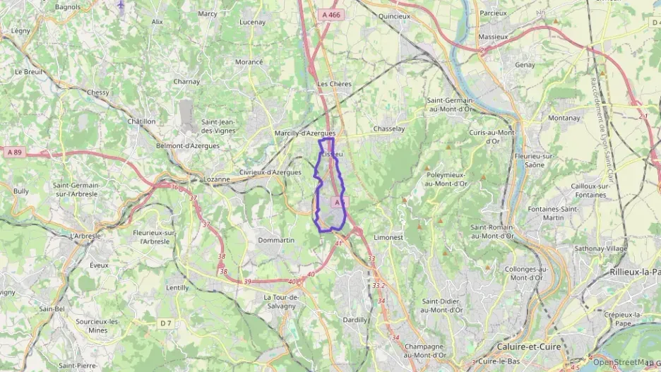 Appartement 62 m² trois pièces à vendre à Lissieu