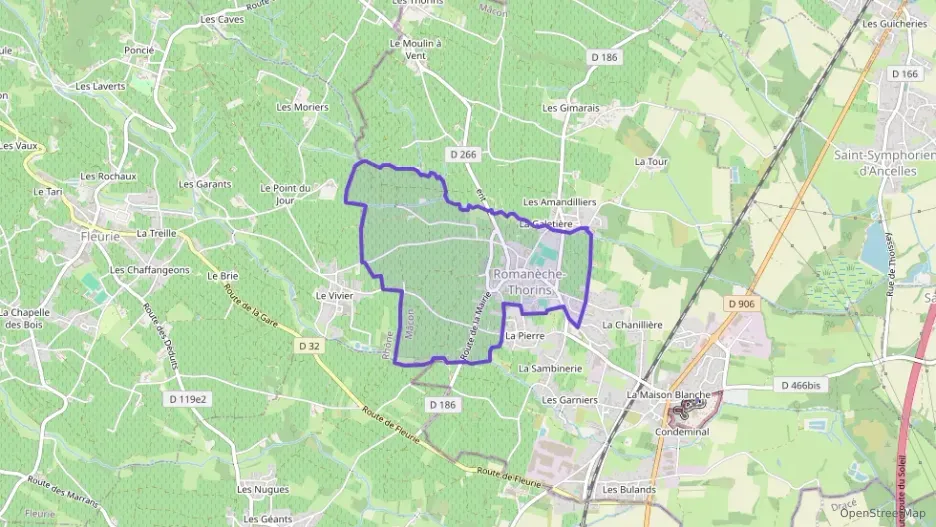 Appartement 47 m² deux pieces à vendre à Romanèche-Thorins