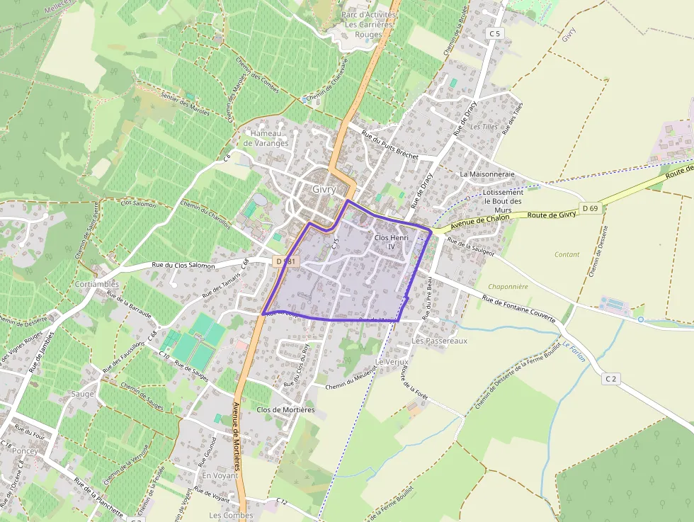 Appartement 95 m² trois pièces à vendre à Givry