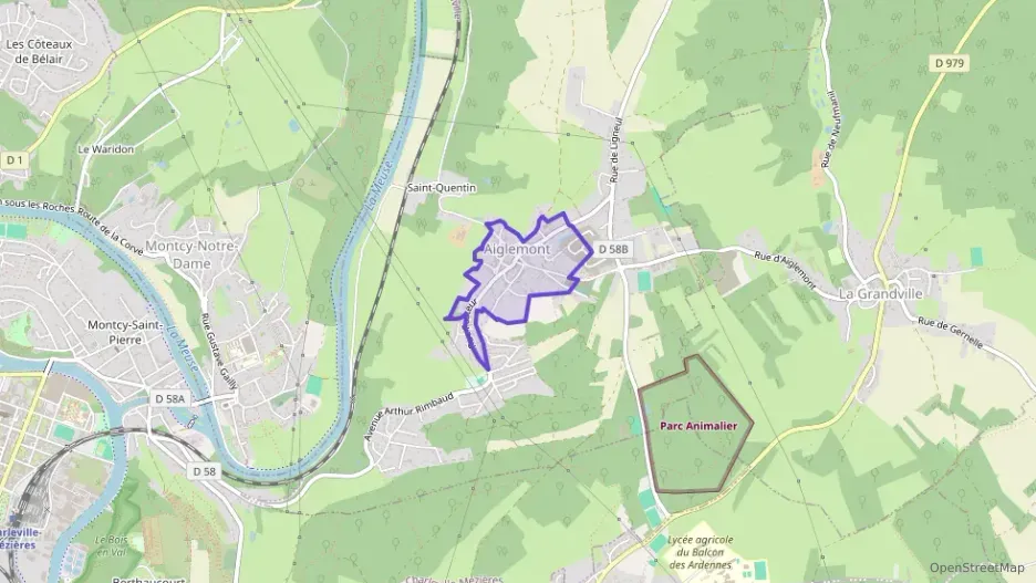 Appartement 78 m² trois pièces à vendre à Aiglemont