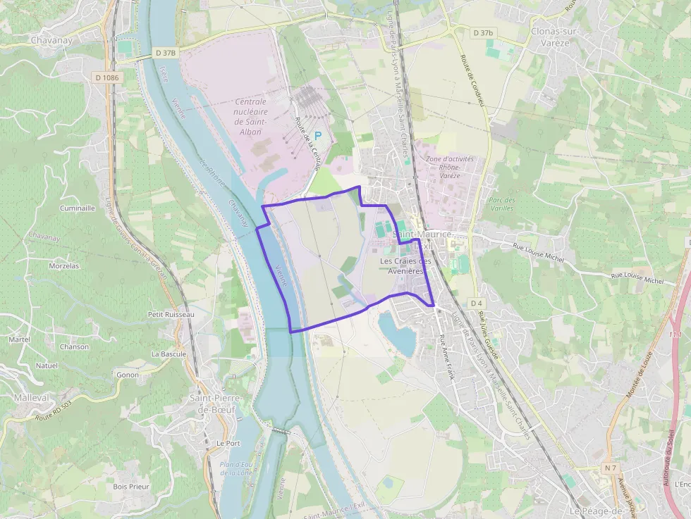 Appartement 80 m² trois pièces à vendre à Saint-Maurice-l`Exil