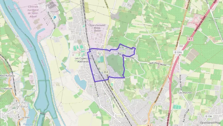 Appartement 51 m² trois pièces à vendre à Saint-Maurice-l`Exil