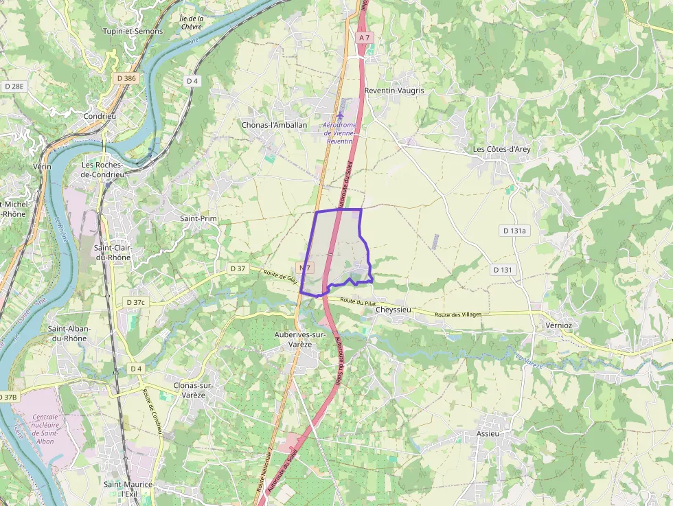 Appartement 51 m² trois pièces à vendre à Auberives-sur-Varèze