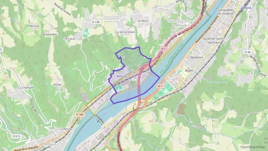 Appartement 35 m² deux pieces à vendre à Ampuis