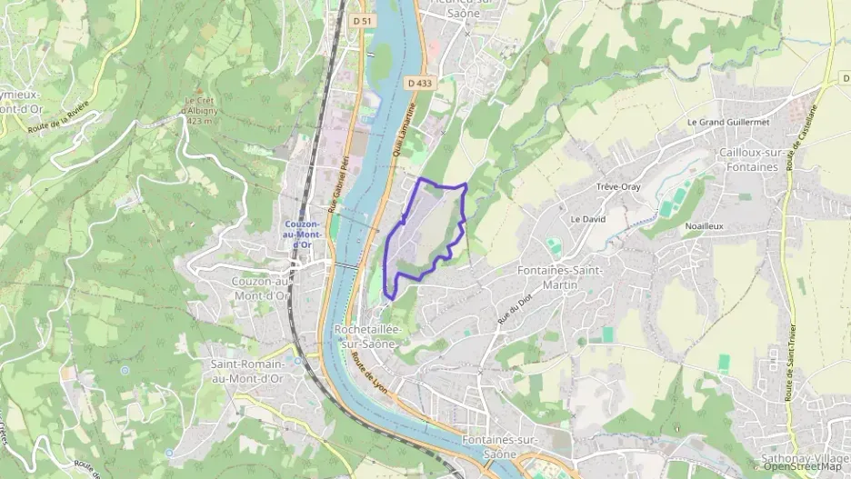 Appartement 60 m² trois pièces à vendre à Rochetaillée-sur-Saône