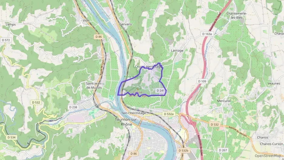 Appartement 65 m² trois pièces à vendre à Crozes-Hermitage